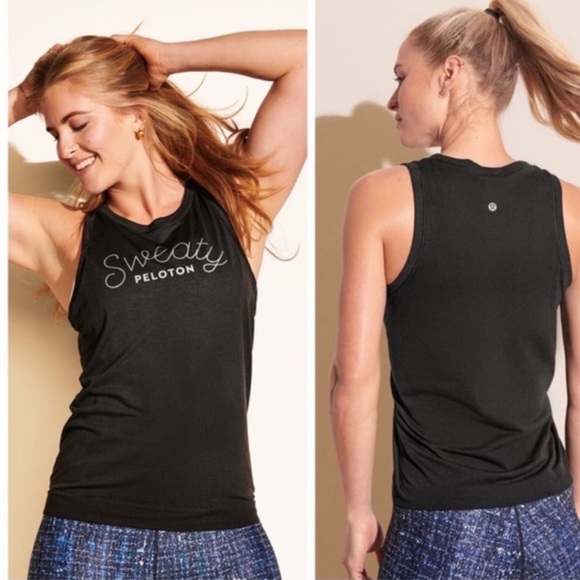 lululemon athletica Tops - Lululemon Women’s Peloton Sweaty Tank Top Sz 10